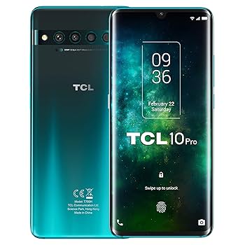 TCL 10 Pro - Smartphone 128 GB, 6GB RAM, 64MP, Dual Sim
